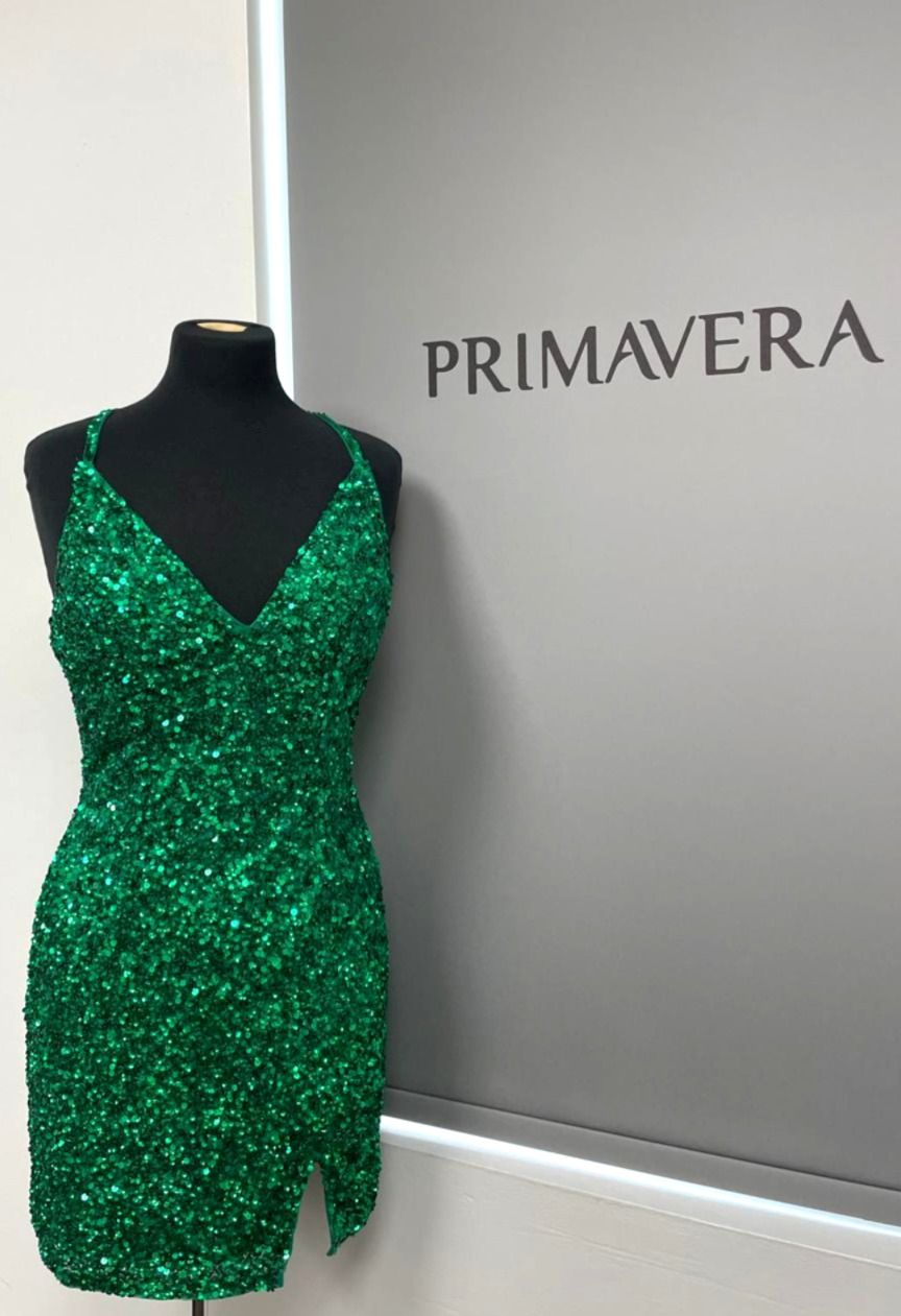 Primavera Couture 3900 - V-Neck Cocktail Dress