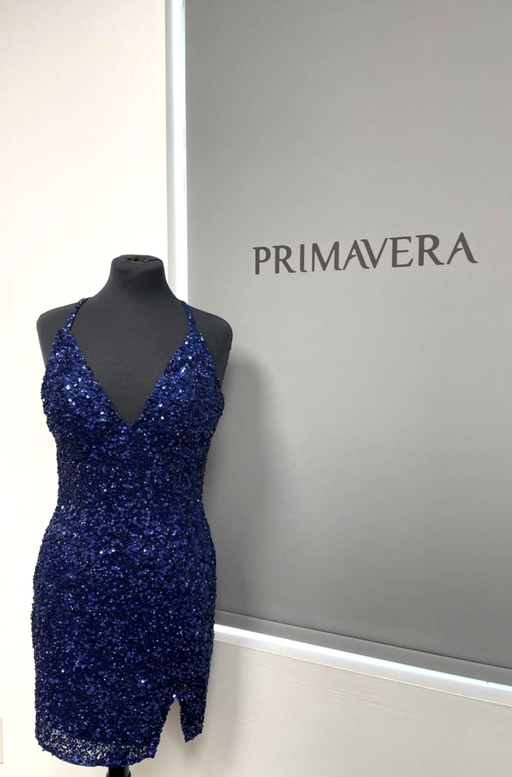 Primavera Couture 3900 - V-Neck Cocktail Dress