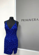 Primavera Couture 3900 - V-Neck Cocktail Dress