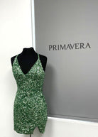 Primavera Couture 3900 - V-Neck Cocktail Dress
