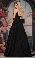 Colors Dress 3922 - Sleeveless Pleated Skirt Ballgown - back view
