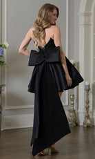 Colors Dress 3952 - Basque Waist Pleated A-Line Dress - view 4