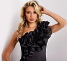 Jovani 39751 - Floral Applique Evening Gown - view 5