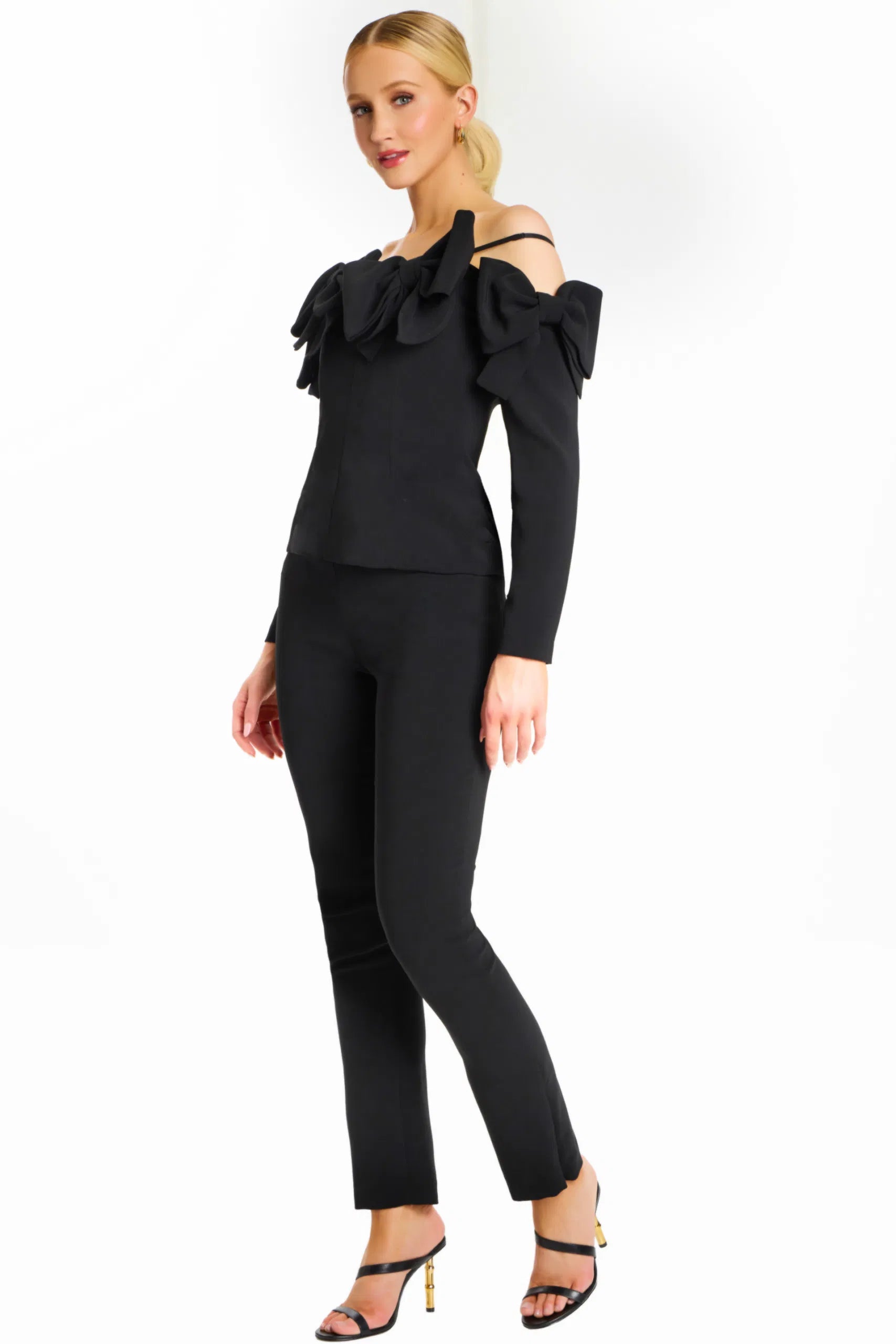 Jovani 39840 - Spaghetti Straps Seams Pant Suit - designer formal jumpsuit at Silhouette Dresses