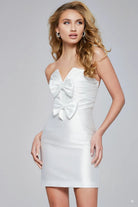 Jovani 39873 - Bow Detailed Cocktail Dress - view 4