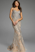 Jovani 40470 - Glittering Corset Prom Dress - view 5