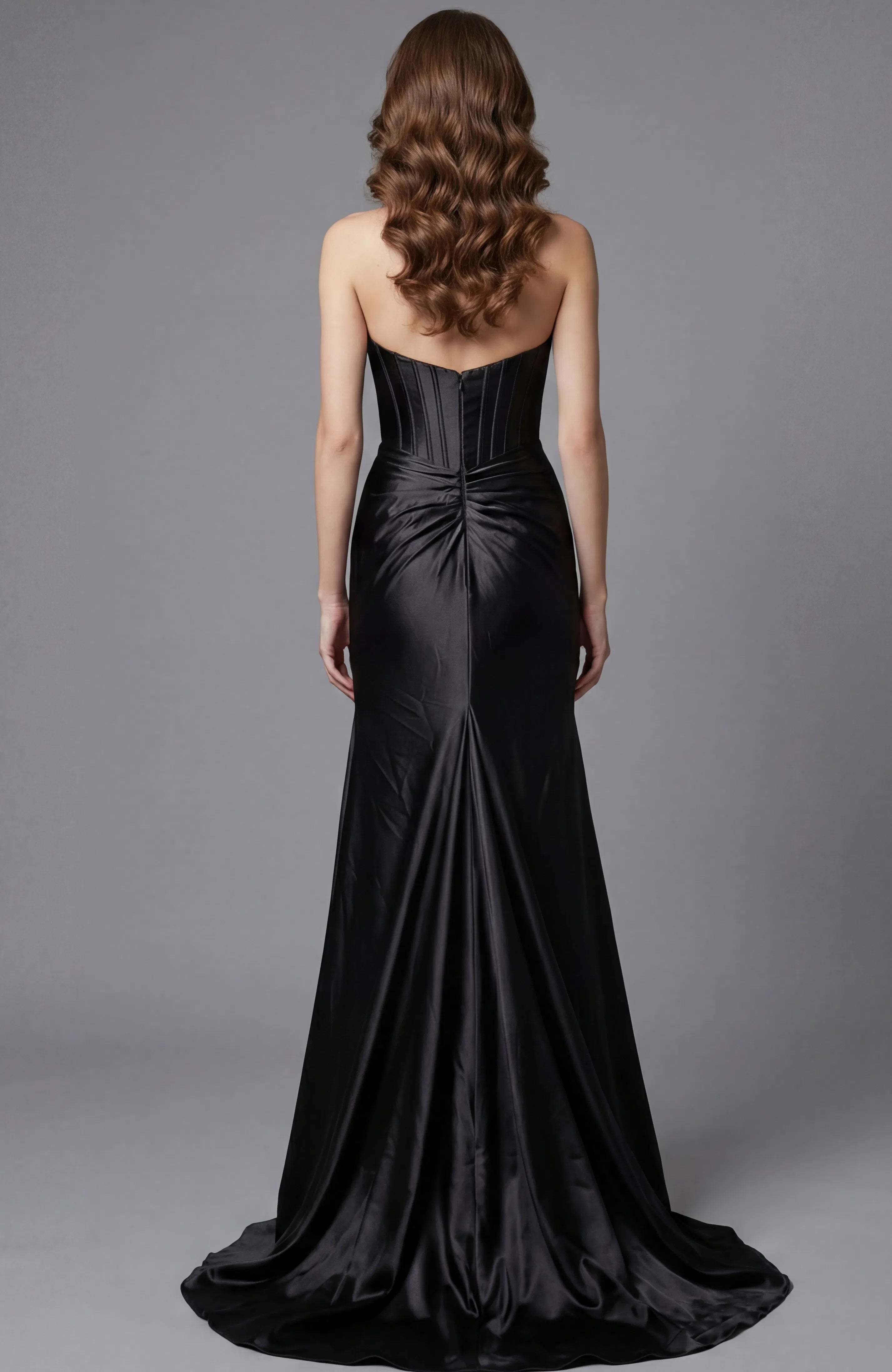 Jovani 41012 - Satin Halter Prom Dress - view 7