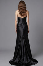 Jovani 41012 - Satin Halter Prom Dress - view 7