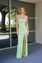 Primavera Couture 4156 - Mosaic Motif Prom Dress