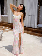 Primavera Couture 4156 - Mosaic Motif Prom Dress