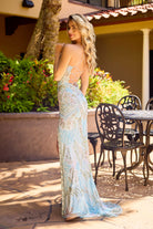 Primavera Couture 4156 - Mosaic Motif Prom Dress