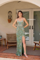 Primavera Couture 4156 - Mosaic Motif Prom Dress