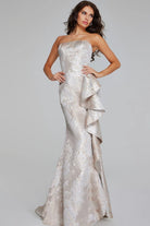 Jovani 42028 - Ruffled Accent Mermaid Evening Gown - view 5