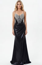 Jovani 42336 - Beaded Bustier Prom Dress - view 7