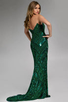 Jovani 42508 - Geometric Pattern Prom Dress - view 4