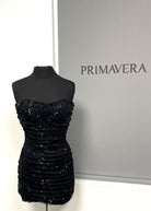 Primavera Couture 4261 - Strapless Ruche Detailed Cocktail Dress