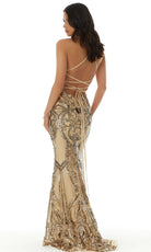 Mori Lee 49316 - Glimmering Sequin Sheath Prom Gown - view 10