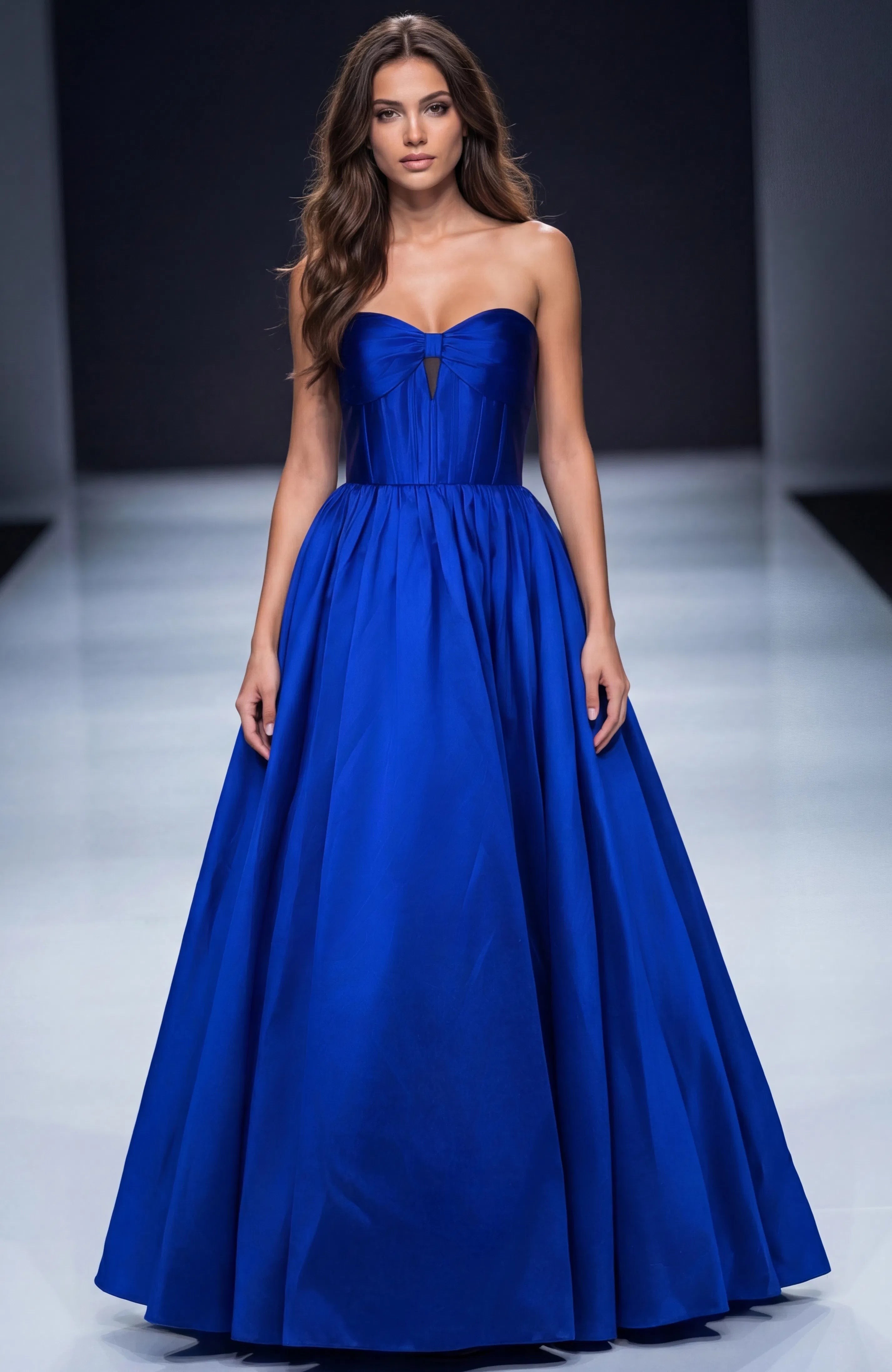 Jovani 43199 - Lace Up A-Line Prom Dress - view 4
