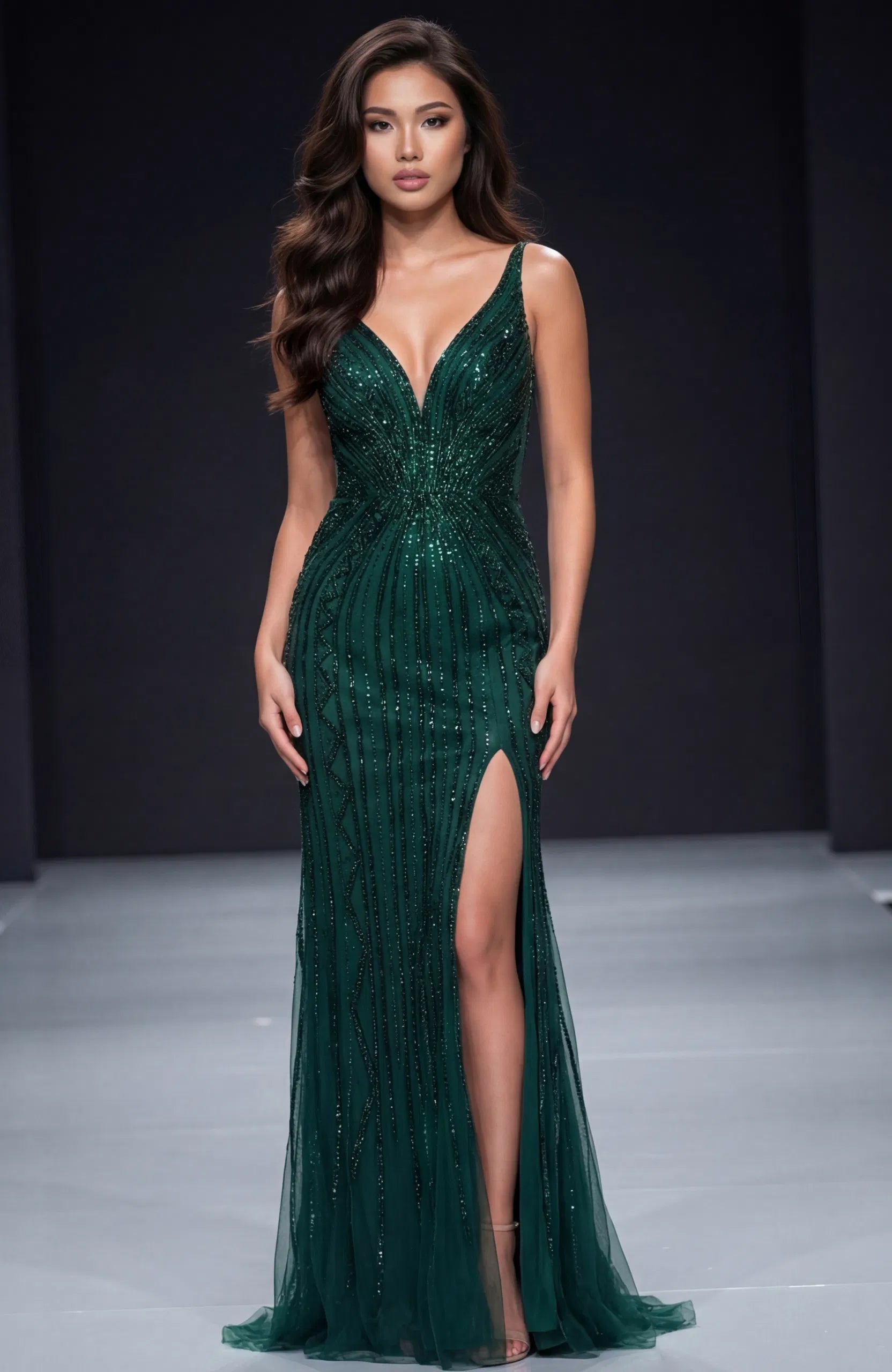 Jovani 43221 - Sleeveless Fitted Bodice Prom Gown - view 4