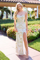 Primavera Couture 4331 - Paisley Embellished Prom Dress