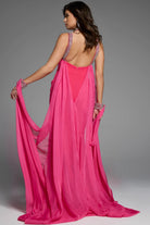Jovani 43697 - Jeweled Halter Prom Dress - view 4