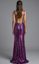 Jovani 43953 - Strappy Back Allover Sequin Fitted Gown - view 11