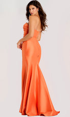 Jovani 44196 - Straight Neck Trumpet Gown With Matching Jacket - detail view