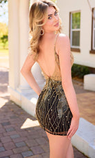 Primavera Couture 4434 - Scoop Neck Intricate Beaded Cocktail Dress - view 4
