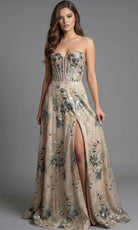 Jovani 44659 - Sweetheart Embroidered A-Line Gown - designer prom dress at Silhouette Dresses