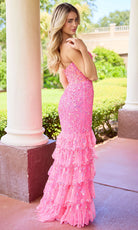 Primavera Couture 4507 - Strapless Tiered Scallop Trumpet Dress - view 6