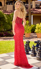 Primavera Couture 4509 - Strapless Ruched Waist Prom Dress - view 10