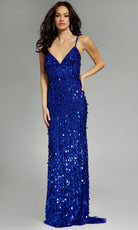 Jovani 45262 - Allover Sequin Sheath Prom Gown - view 6