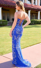 Primavera Couture 4535 - Beaded Strapless Long Prom Dress - view 4