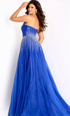 Jovani 45649 - Crystal Beaded Scoop Neckline Gown - back view