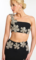 Jovani 46003 - One Shoulder Two Piece Gown with Slit - view 4