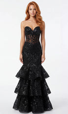 Jovani 46821 - Sequin Lace Mermaid Sweetheart Prom Gown - designer prom dress at Silhouette Dresses