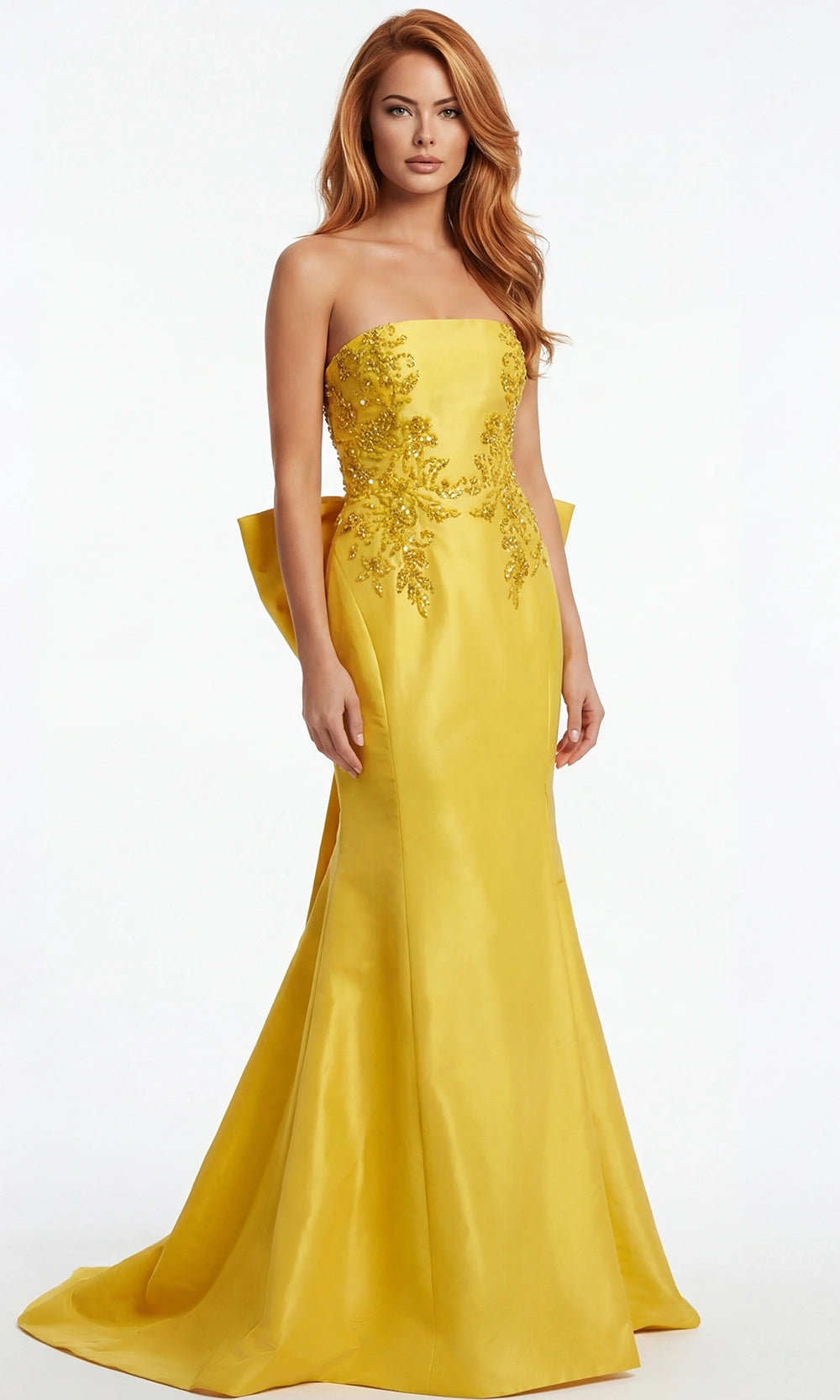 Jovani 46982 - Beaded Applique Mermaid Prom Gown - designer prom dress at Silhouette Dresses