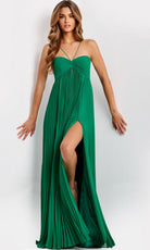 Jovani 47820 - Pleated Chiffon Sweetheart Prom Gown - designer prom dress at Silhouette Dresses