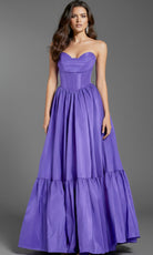 Jovani 47883 - Corset Bodice Sweetheart Neck Ballgown - view 8