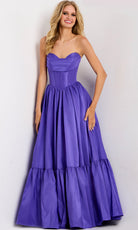 Jovani 47883 - Corset Bodice Sweetheart Neck Ballgown - view 6