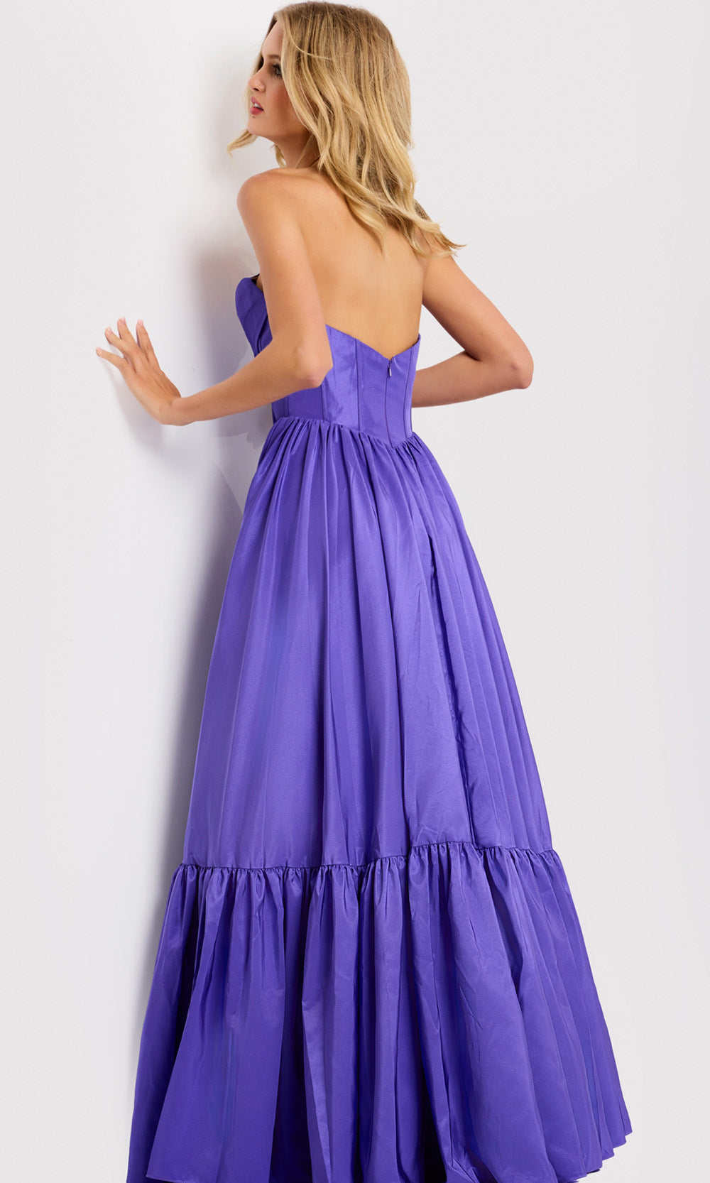 Jovani 47883 - Corset Bodice Sweetheart Neck Ballgown - view 5