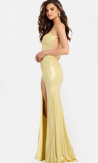 Jovani 48073 - Sweetheart Embellished Prom Gown with Slit - view 4
