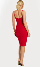 Jovani 48664 - Square Neck Sheath Dress with Butterfly Accents - view 4