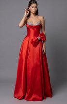 Jovani 49196 - Strapless Bow Accent Prom Gown - view 6