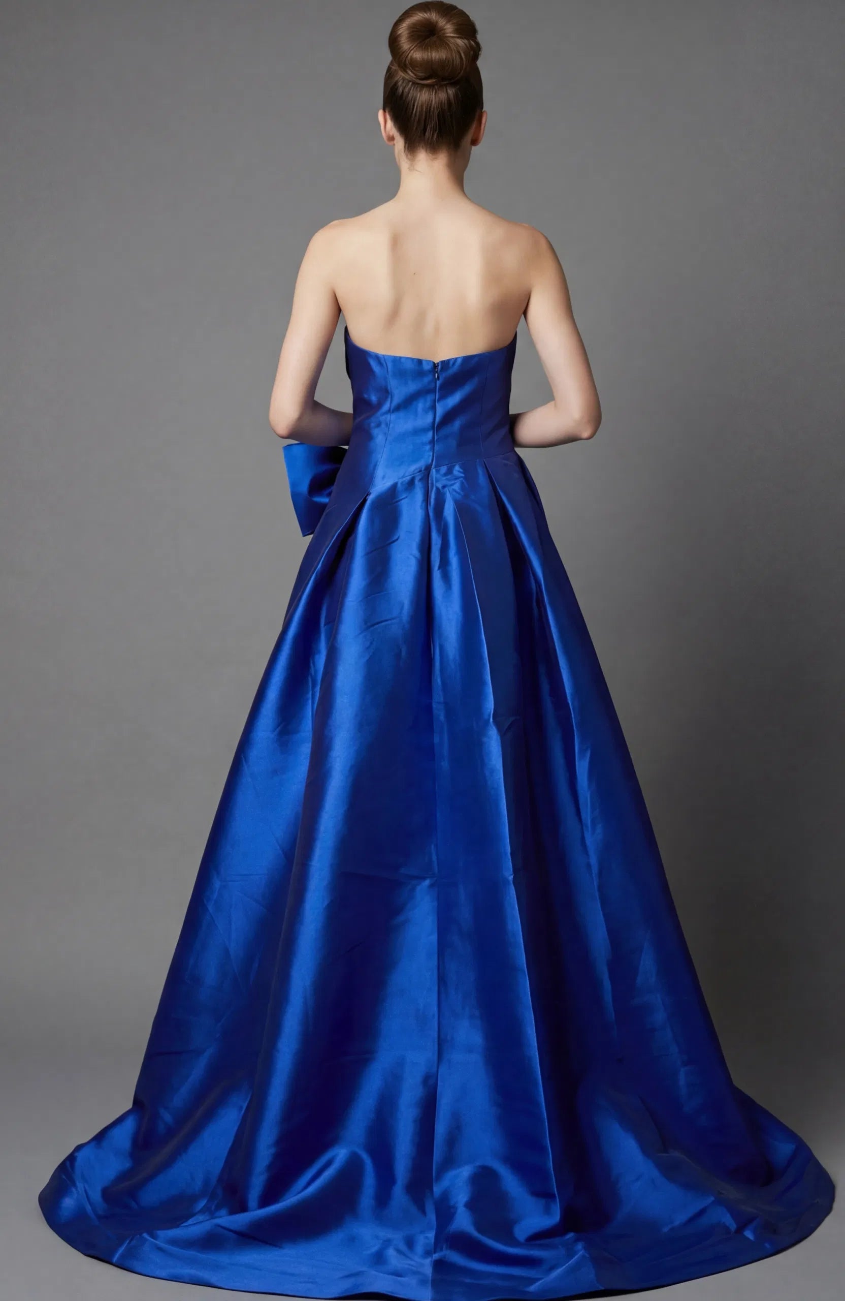 Jovani 49196 - Strapless Bow Accent Prom Gown - view 5
