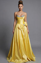 Jovani 49196 - Strapless Bow Accent Prom Gown - view 4