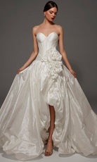Alyce Paris 50000 - Strapless Corset High Low Ballgown