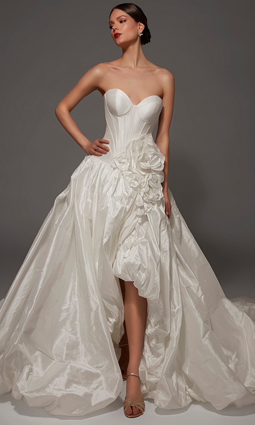 Alyce Paris 50000 - Strapless Corset High Low Ballgown