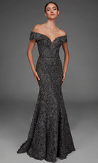 Alyce Paris 55007 - Mermaid Lace Applique Evening Gown