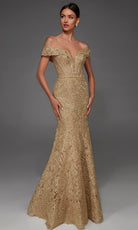Alyce Paris 55007 - Mermaid Lace Applique Evening Gown